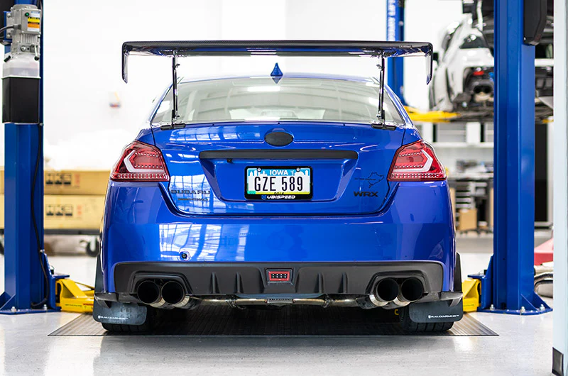 OLM Evolution Tail Lights - Clear Lens, Red Base, White Bar - 2015-2021 Subaru WRX / STI - Image 4