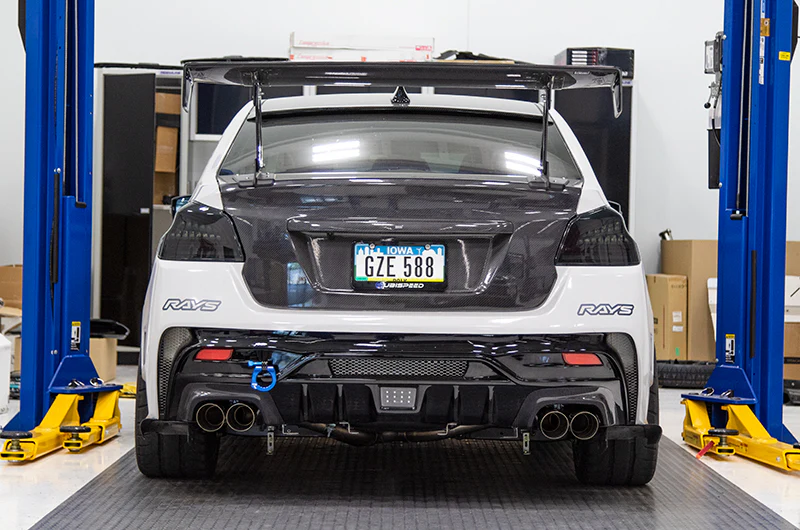 OLM Spec CR Tail Lights (Smoked Lens, Black Base) - 2015-2021 Subaru WRX & STI - Image 4